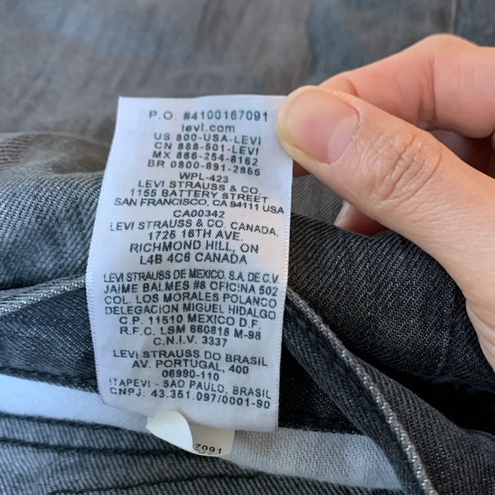 Levi’s Regular Fit 36 x 30 Black - Picture 4 of 14